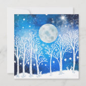 Carte de vœux festive Galaxy, vierge à l'intérieur (Devant)