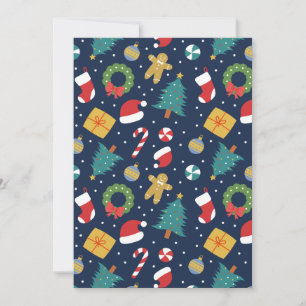 Carte de vœux festive Joyeux Bazar