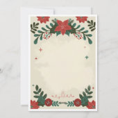 Carte de vœux festive | Noël Élégant (Dos)