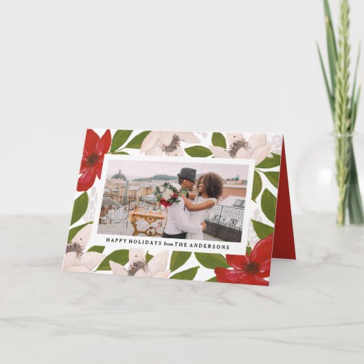 Carte de vœux festive pliée (Devant)