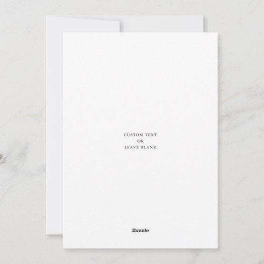 Carte de vœux festive pour couple élégant (Dos)