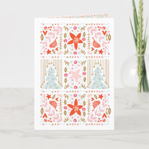 Carte de voeux Festive Pretty Folded