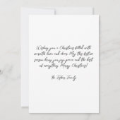 Carte de voeux Festive Reindeer de Noël (Dos)