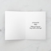 Carte de voeux Fête des mariées (Intérieur)