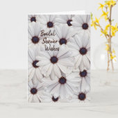 Carte de voeux Fête des mariées (Fleur jaune)