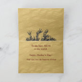 Carte de voeux Fête des mères (Intérieur)