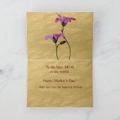 Carte de voeux Fête des mères (Intérieur)