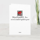 Carte de voeux Fête des Mères Design par MADART (Dos)