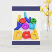 Carte de voeux fête des pères (Fleur jaune)