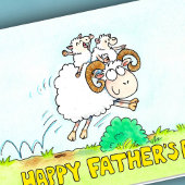 Carte de voeux fête des pères