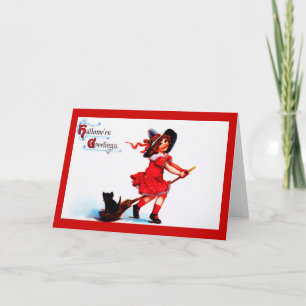 Carte de voeux - Fêtes Art-Vintage Halloween 18