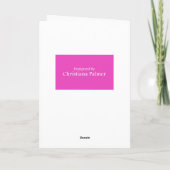 Carte de voeux - Filles amies pour toujours (Dos)