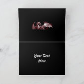 Carte de voeux Fire Dragon (Intérieur)