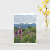 Carte de voeux Fireweed (Fleur jaune)