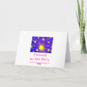 Carte de voeux Firework '2012' (Dos)