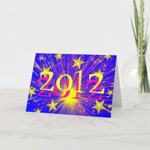 Carte de voeux Firework '2012'