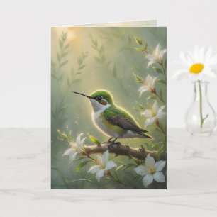 Carte de vœux First Light Kin Colibri