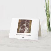 carte de voeux flapper girl (Dos)