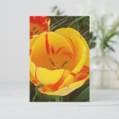 Carte de voeux Flat Tulips Spring (Debout devant)