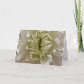 Carte de vœux fleur (Devant)