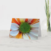 Carte de vœux fleur (Devant)