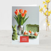 Carte de vœux Fleur de printemps (Fleur jaune)