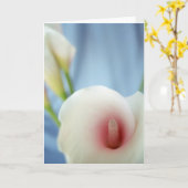 Carte de voeux Fleur Lys Swirl (Fleur jaune)