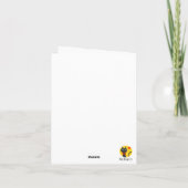 Carte de voeux Fleur Nature (Dos)