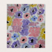 Carte de voeux Fleur sauvage (Outside Unfolded)