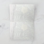 Carte de voeux Fleur sauvage jaune (Intérieur)