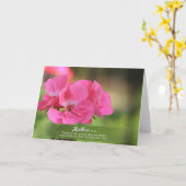 Carte de voeux fleurie (Fleur jaune)