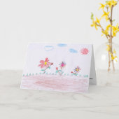 CARTE DE VOEUX : "Fleurit" par phi de Chi de Duong (Fleur jaune)