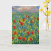 Carte de voeux Fleurs 7 (Fleur jaune)