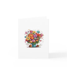Carte de vœux, Fleurs, carte vierge, toutes occasi