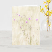 Carte de voeux Fleurs sauvages (Fleur jaune)