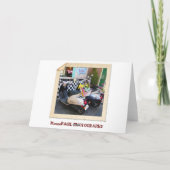 Carte de voeux Fleurs & Scooters! (Dos)