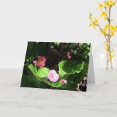 Carte de voeux Floral (Fleur jaune)