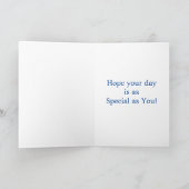 Carte de voeux Floral (Intérieur)