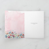 Carte de voeux Floral Get Well (Intérieur)