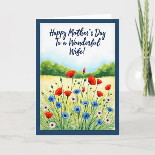 Carte de vœux Floral Mothers Joy