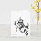 Carte de voeux Floral Plaintes (Fleur jaune)