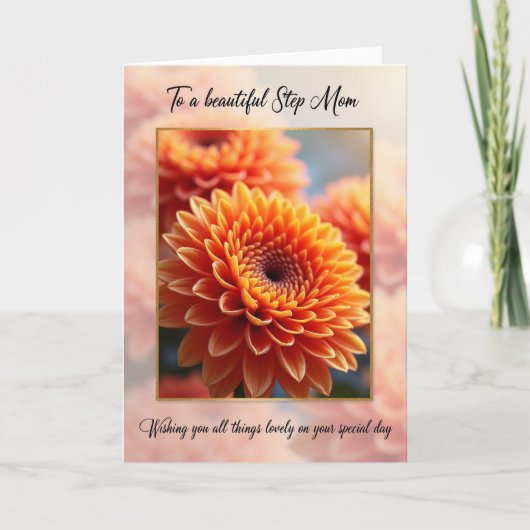 Carte de vœux Floral Shimmer (Devant)