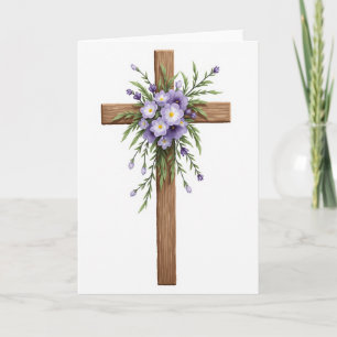 Carte de vœux Floral Timber Beauty