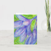 Carte de vœux florale (Dos)