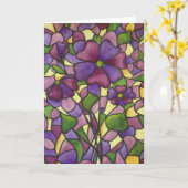 Carte de voeux florale d'aquarelle (Fleur jaune)