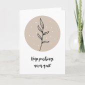 Carte de vœux florale de style boho avec un design (Devant)