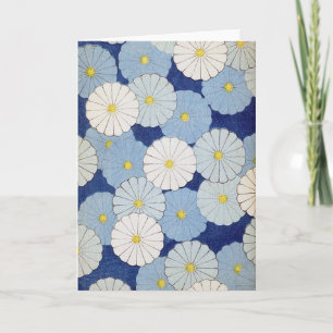 Carte de voeux florale japonaise