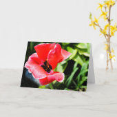 Carte de vœux florale je t'aime (Fleur jaune)