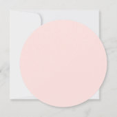 Carte de voeux florale lapin de Pâques personnalis (Dos)