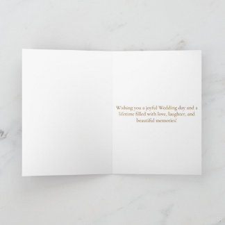 Carte de vœux florale pour un heureux couple de la